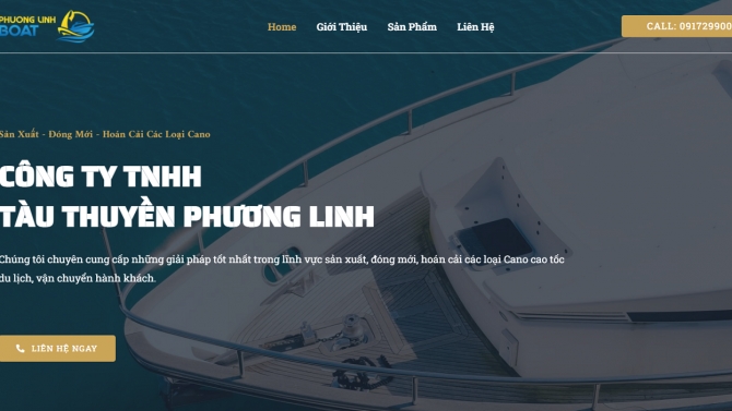 Thiết kế Website Cano - Phuonglinhboat