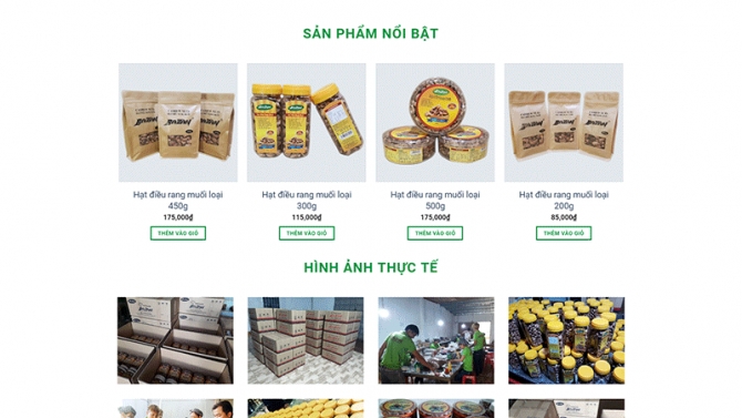 Mẫu website b&aacute;n hoa quả #044