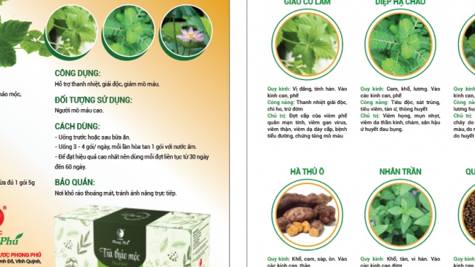 Hộp tr&agrave; thảo mộc thanh b&igrave;nh
