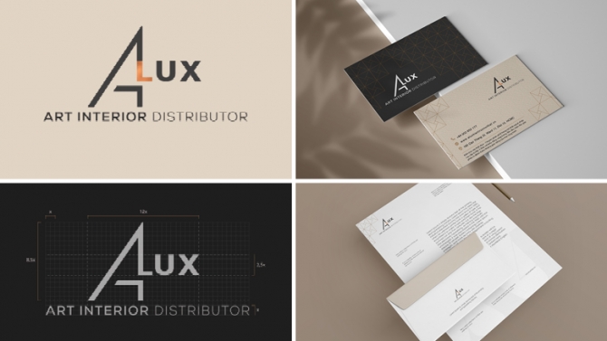 Thiết kế Logo - Nhận diện thương hiệu Nội thất Alux