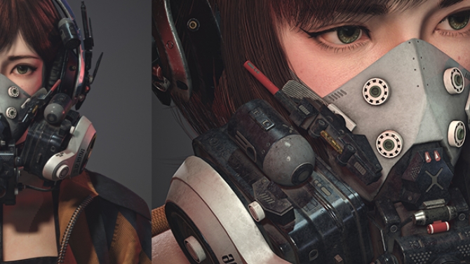 Personal project - M2409 Cyber Punk Semi Realistics