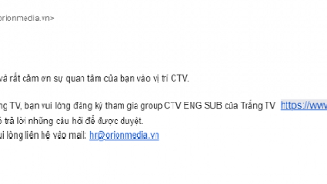 cộng t&aacute;c vi&ecirc;n dịch thuật cho Trắng TV