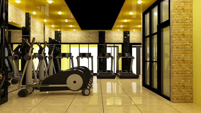 Thiết kế ph&ograve;ng Gym - HD Fitness Center