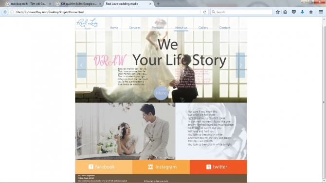 đồ &aacute;n web học kỳ 2