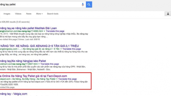 Viết b&agrave;i SEO cho Fact-Depot.com