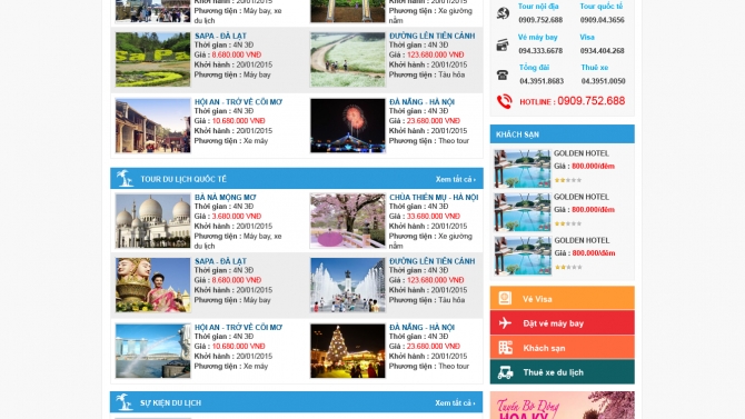 thiet ke web du lich