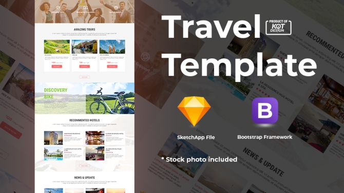 Travel Template Website