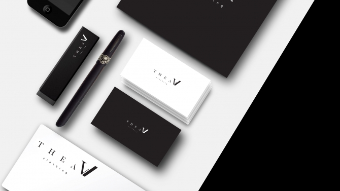 TheaV logo brading