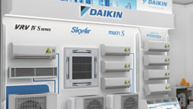 thiết kế showroom điện m&aacute;y