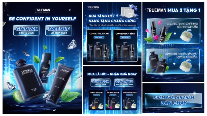 Thiết kế gian h&agrave;ng Shopee - Trueman