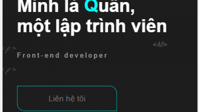 thiết kế website c&aacute; nh&acirc;n