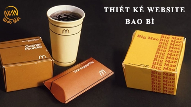 Thiết kế website C&ocirc;ng ty sản xuất Bao b&igrave;, Thiết kế, In ấn Bao b&igrave;