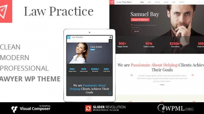 LAWPRACTICE | Lawyer Responsive Wordpress Theme