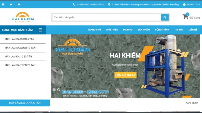 Website M&aacute;y l&agrave;m đ&aacute; Hai Khi&ecirc;m