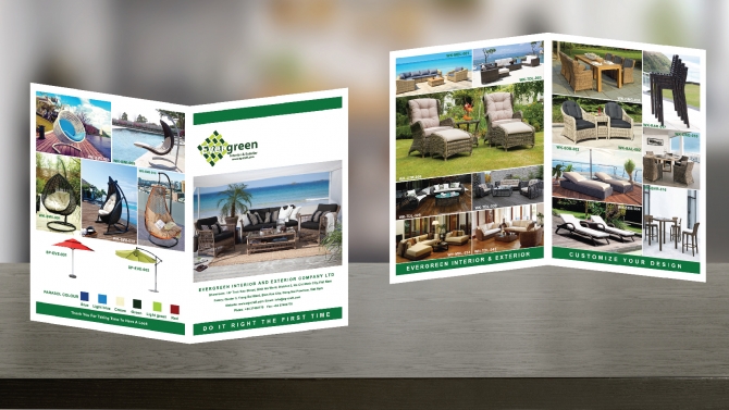 Thiết kế Leaflet Evergreen