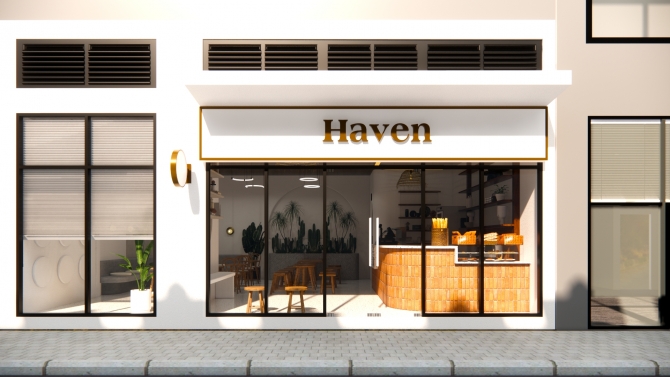 Thiết kế qu&aacute;n coffee Heaven quận 9 TPHCM