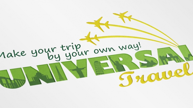 UNIVERSAL TRAVEL (thiết kế logo)