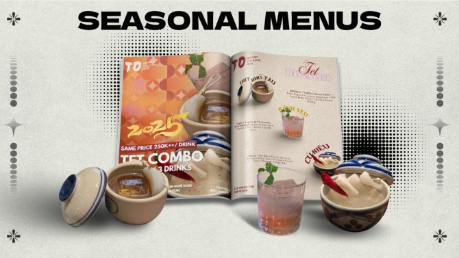 SEASONAL MENU Cocktails Bar