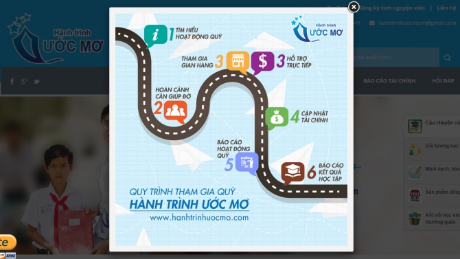 Quỹ từ thiện H&agrave;nh Tr&igrave;nh Ước Mơ