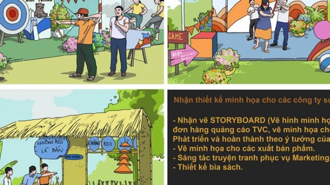 Trang tr&iacute; sự kiện cho c&ocirc;ng ty Cat event