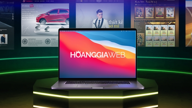Ph&aacute;t triển v&agrave; thiết kế web giới thiệu năng lực Hoanggiaweb