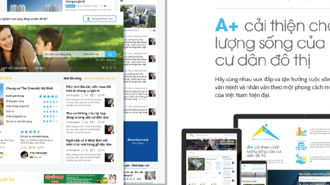 Website Nơi đ&aacute;ng sống