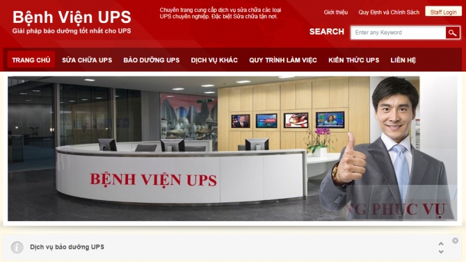 Viết nội dung cho website Bệnh viện UPS