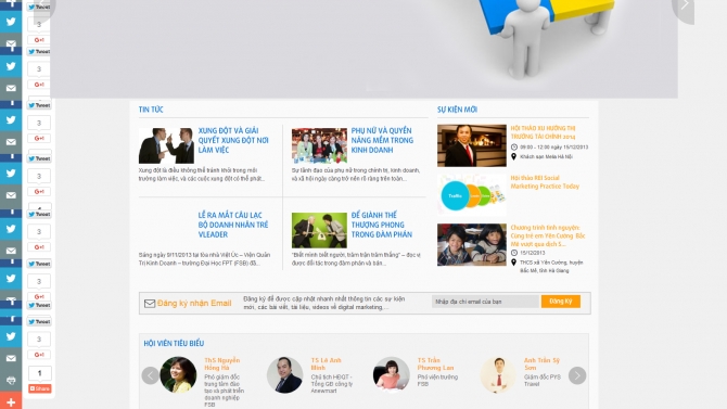 Web c&ocirc;ng ty VLeader