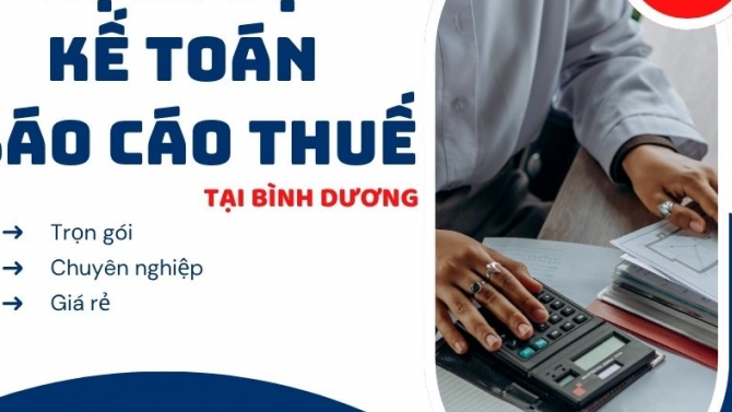 Dịch vụ kế to&aacute;n B&igrave;nh Dương