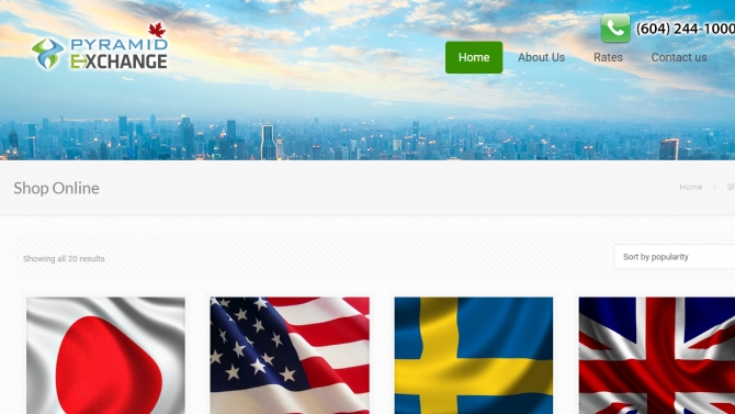 Exchange Currencey site