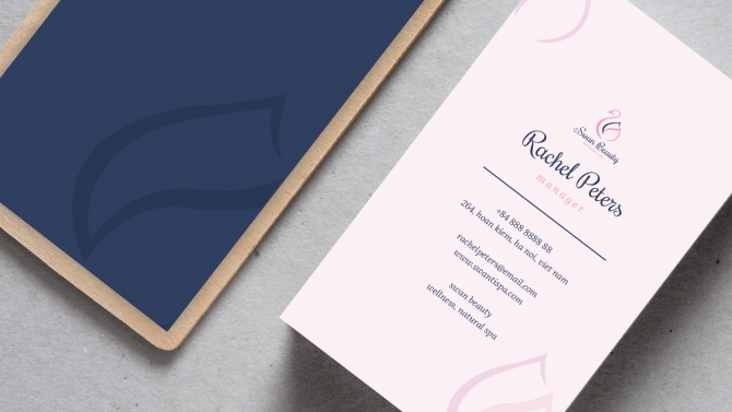 logo - name card Swan beauty