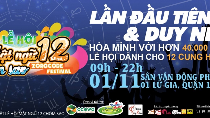 Đại diện Ph&aacute;p l&yacute; của lễ hội MN 12 Ch&ograve;m sao 2015