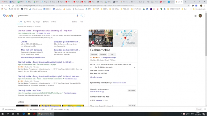 SEO website giahuemobile