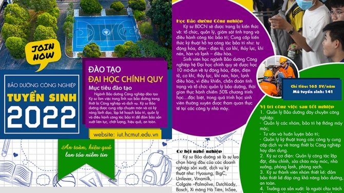 Thiết kế Poster cho sự kiện tuyển sinh của Đo&agrave;n Khoa trường Đại học B&aacute;ch Khoa