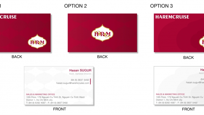 Harems Cruise name card