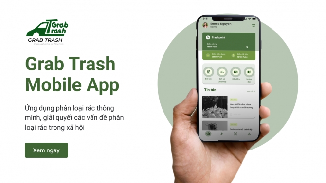 Thiết kế ứng dụng thu gom r&aacute;c