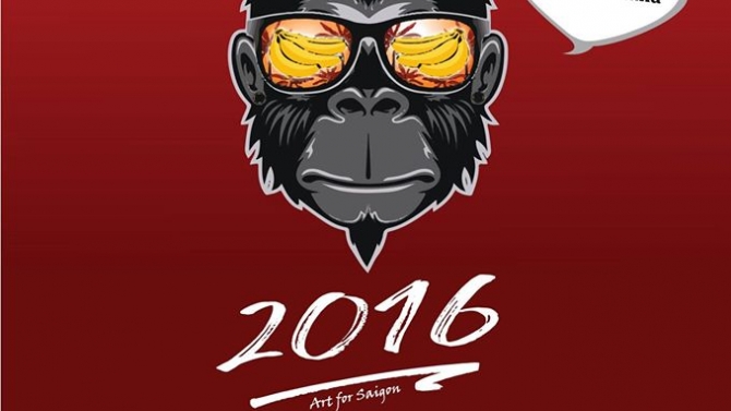 Poster happy new year ( ART FOR SAIGON )