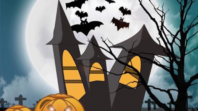 thiết kế leaflet sự kiện Halloween