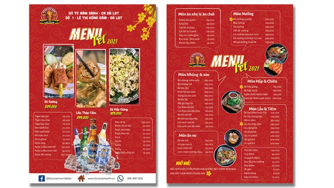Menu tết