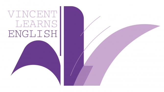 Logo Trung t&acirc;m Tiếng Anh Vincent Learns English