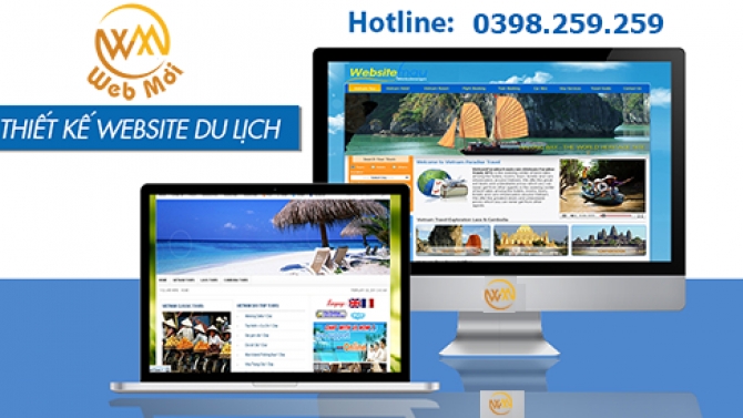 Thiết kế website du lịch