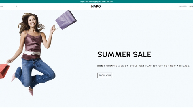 Demo website b&aacute;n h&agrave;ng