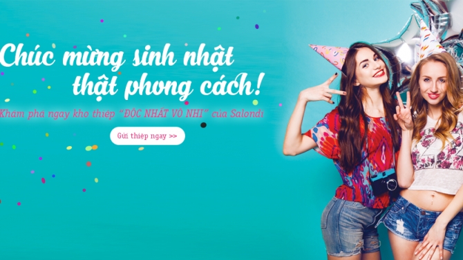 Chương tr&igrave;nh thiết kế thiệp 2017 cho Salondi