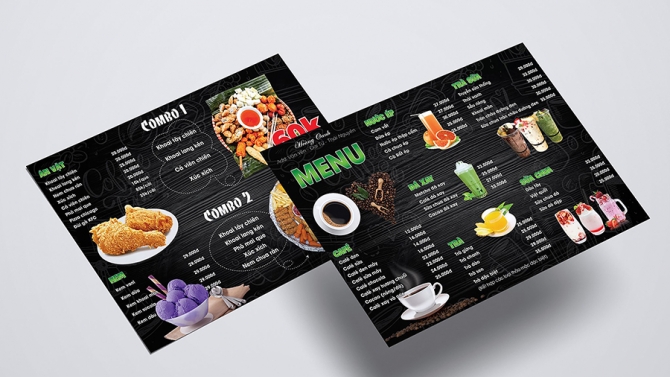 MENU HO&Agrave;NG OANH
