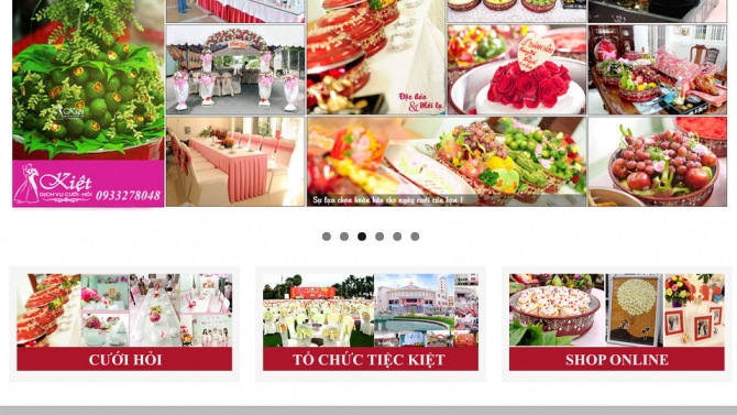 Web giới thiệu sản phẩm