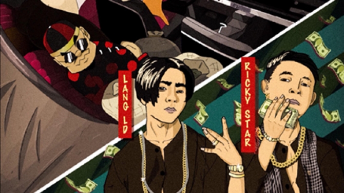 Vẽ minh họa cho rapper Lăng LD
