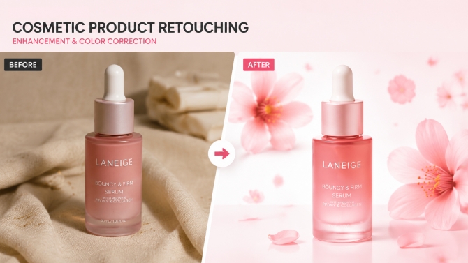 Cosmetic Product Retouching & Enhancement