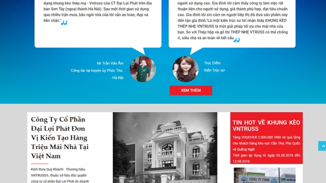 Thiết Kế Website Vntruss