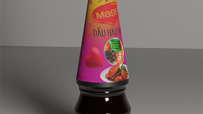 Model 3D v&agrave; s&aacute;ng tạo dầu h&agrave;o Maggi