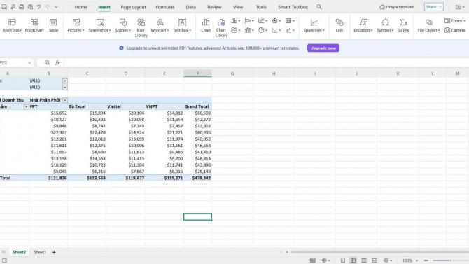 Nhập liệu Excel | Xử l&yacute; dữ liệu | Chuyển đổi PDF sang Word/Excel